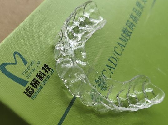 Pelindung Stabilisasi Lengkungan Rahang Atas Akrilik Keras Untuk Bruxism